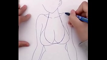 Easy way to draw female body pencil sketch