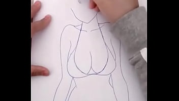 Easy way to draw female body pencil sketch