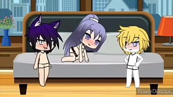 Gacha life dos chicos y una chica