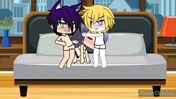 Gacha life dos chicos y una chica