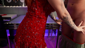 Tutoring session turns into a hard fuck on the table