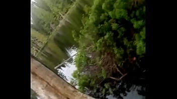 Fucking arround pond side