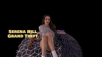 Shoplifting brat serena hill begs for some food & your cum in grand theft braindance spatial vr