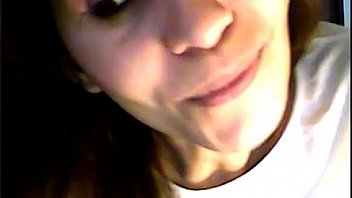 Hot latin masturbating front the webcam