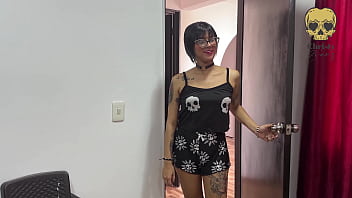 Surprised by my roommate and we ended up in a delicious fuck