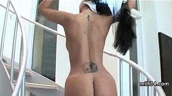 Horny big tit milf fucked hard