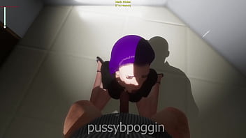 Violet hair girl gets dicked