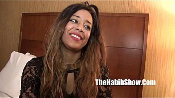 Petite portia gets a beatdown from ron jermey