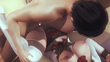 Stewardess gets fucked by 18 year old japanese