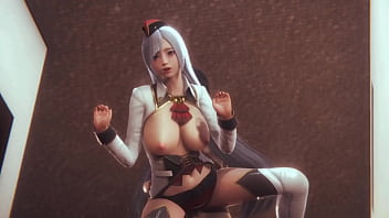 Stewardess gets fucked by 18 year old japanese