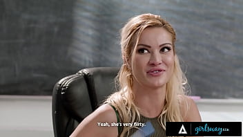 2 teachers tag team their favorite babe