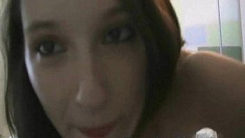 Wild girl brunette solo masturbation