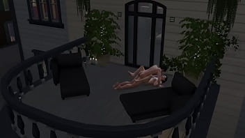 Отымел подругу на балконе пока была хорошая погода