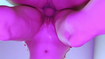 Underneath view pussy fuck