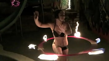 Tasia fire hoop