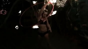 Tasia fire hoop