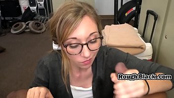 Kinky girl enjoys riding black dick