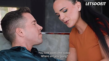 Hot step mom dirty threesome with step son & husband latina milf