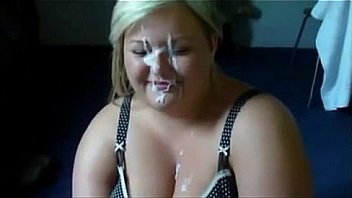 Bbw blonde explosive facial