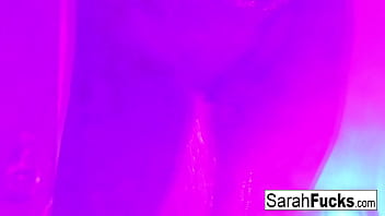 Hot mom rubs her wet pussy