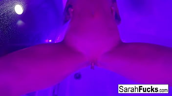 Hot mom rubs her wet pussy