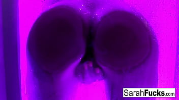 Hot mom rubs her wet pussy