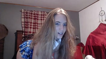 Milf wearing socks fingering herself