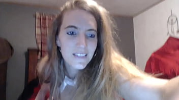 Milf wearing socks fingering herself