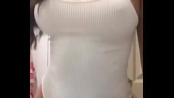 Amateur latina doing her hair