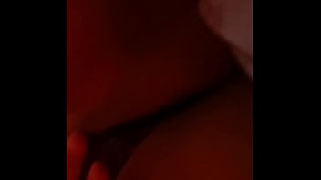 Pov brunnete girl with perfect small tits touching her delicious pussy