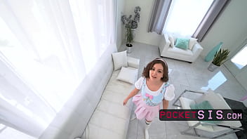 Petite stepsis gets what she's been fantasizing about