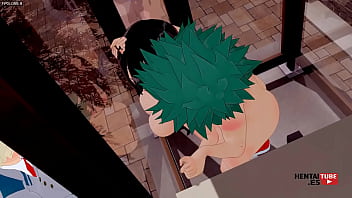 My hero academia hentai midoriya having sex with froppy while ochako see them & katsuki bakugou handjob seeing it My hero academia hentai midoriya having sex with froppy while ochako see them & katsuki bakugou handjob seeing it