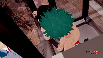 My hero academia hentai midoriya having sex with froppy while ochako see them & katsuki bakugou handjob seeing it My hero academia hentai midoriya having sex with froppy while ochako see them & katsuki bakugou handjob seeing it