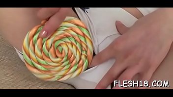 Candy legal age teenager drilled for hours