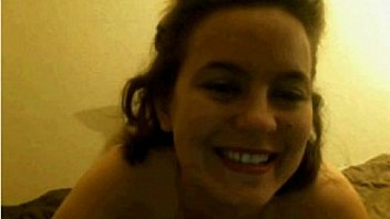 Lady shows her amazing big saggy tits