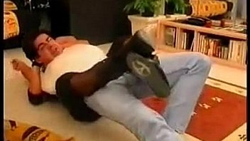 Female Bodybuilder Wrestling Thief thumbnail