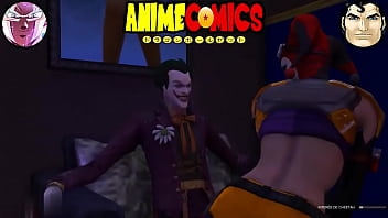 El joker y harley quinn de stripper