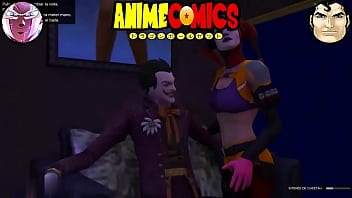 El joker y harley quinn de stripper