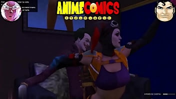 El joker y harley quinn de stripper