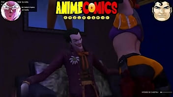 El joker y harley quinn de stripper