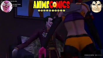 El joker y harley quinn de stripper