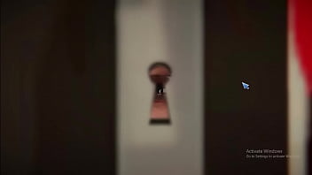 Spying his step daughter when she having sex with her boyfriend