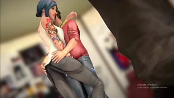 Spying his step daughter when she having sex with her boyfriend