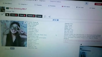 Rejected verification video of "piss drinking milf" account on xvideos