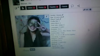 Rejected verification video of "piss drinking milf" account on xvideos