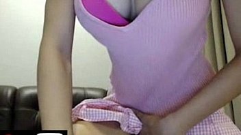 Big tits asian fingering with ohmibod on webcam