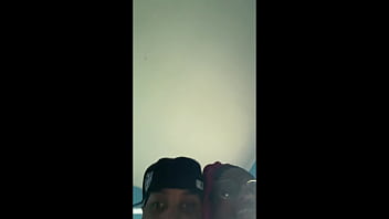 Big booty girl wears a bonnet while she getting backshots pt 2