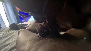 Big booty girl wears a bonnet while she getting backshots pt 2