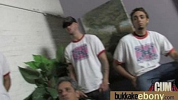 Dp group sex action with hot ebony slut 8