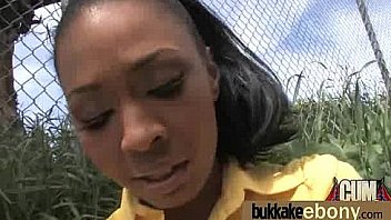 Dp group sex action with hot ebony slut 8